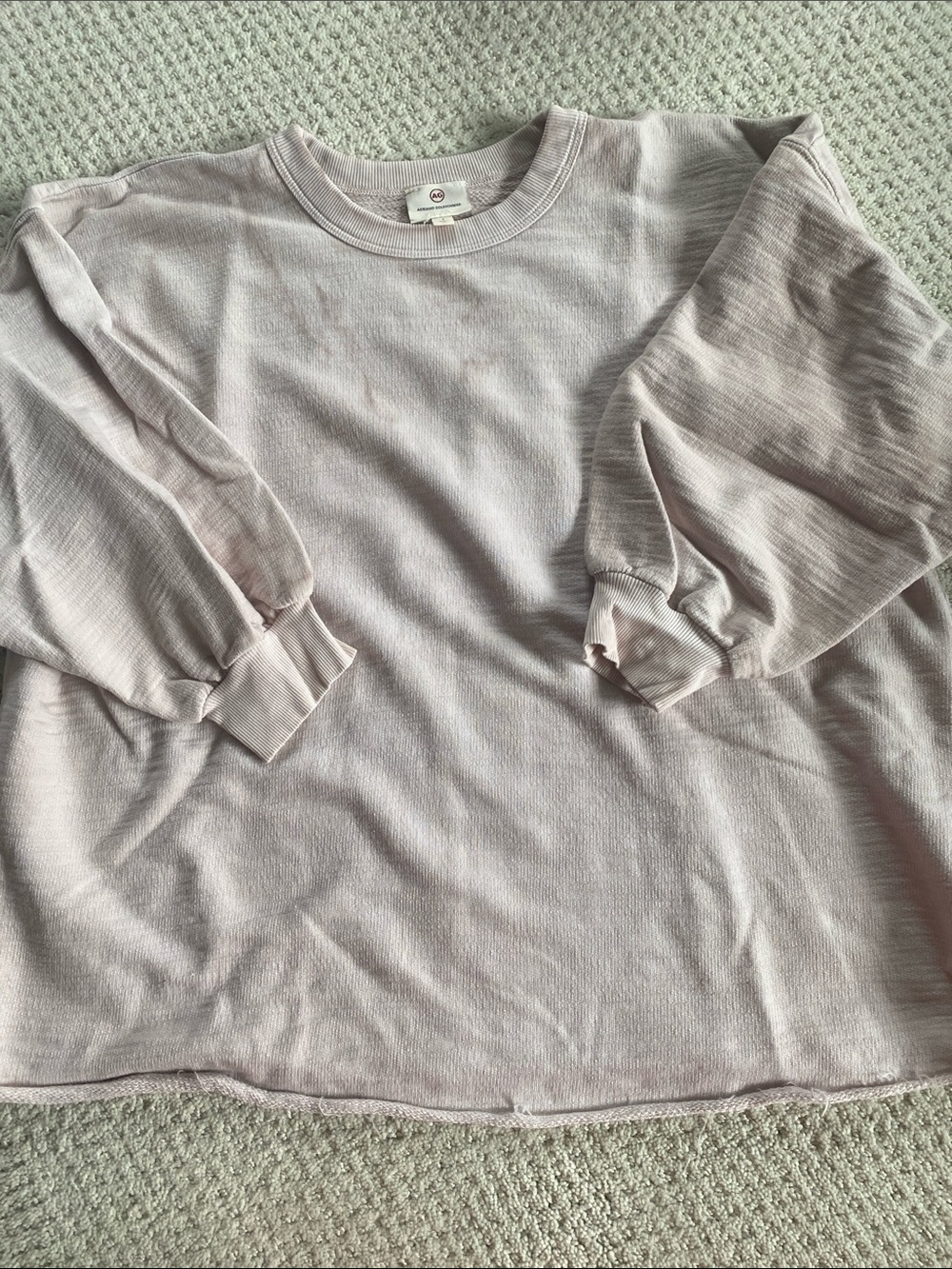 AG tie dyed Crewneck Sweatshirt, small